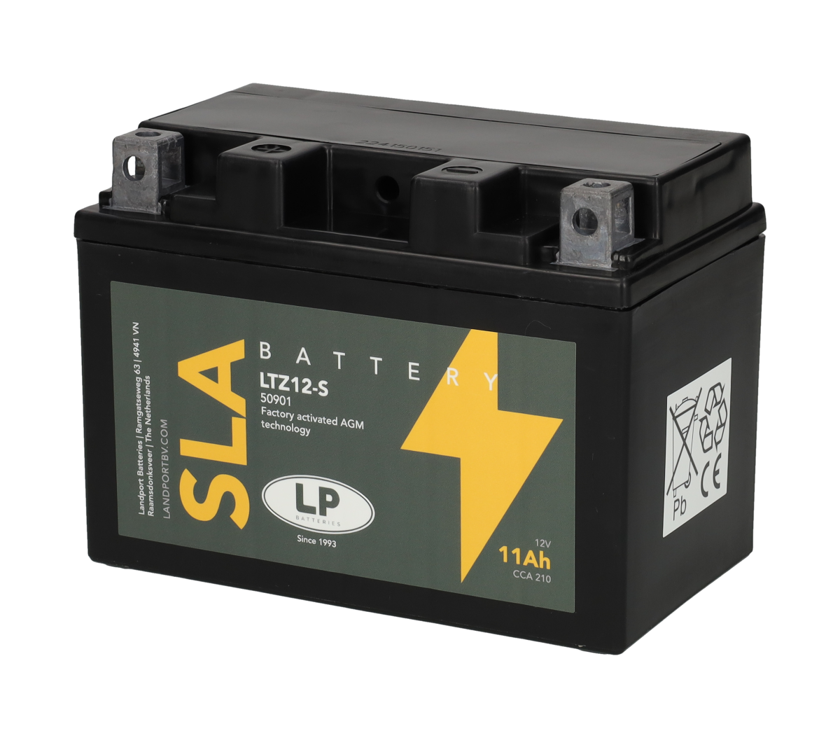 Accu Landport SLA YTZ12-S / LTZ12-S / 50901 12V 11Ah 210A