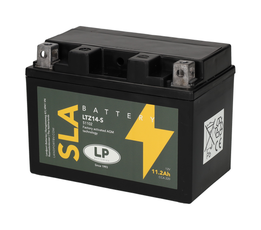 Accu Landport SLA YTZ14-S / LTZ14-S 12V 11.2Ah 220A – Honda ST1300 / BMW R1200 GS / Yamaha FZ1 / KTM Adventure