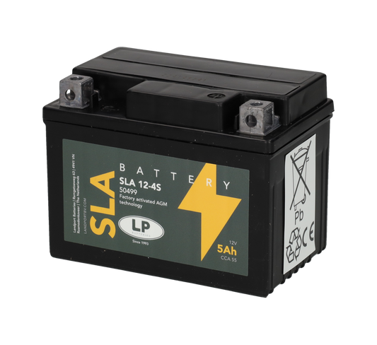 Accu Landport SLA12-4S / YTX4L-BS / LTX4L-BS 12V 5Ah – Piaggio / Kymco / SYM / Gilera / Honda