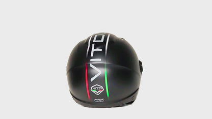 Helm vito jet lavori - mat zwart - Nieuwe Variant