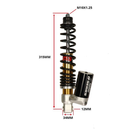 Schokbreker + gastank Vespa Primavera / Sprint comfort 280mm YSS