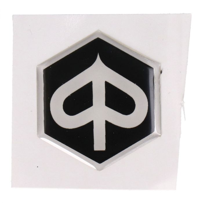 Sticker Piaggio 3D logo voorscherm Piaggio Zip