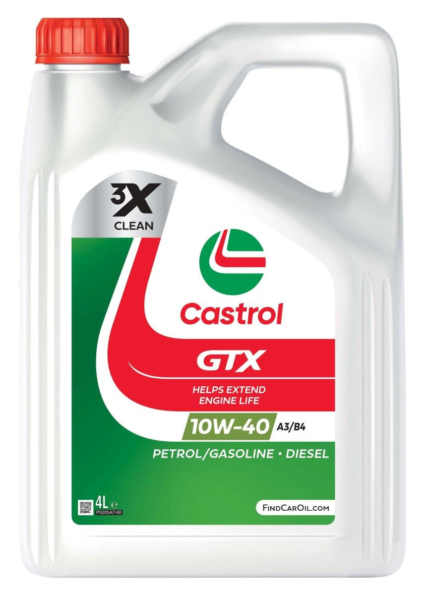 Castrol GTX 10W-40 A3/B4 Motorolie 4L 15F8FD