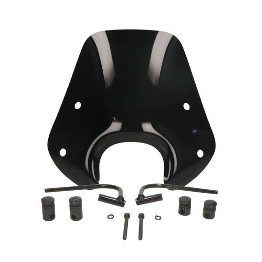 Windscherm Laag Zwart Glans Piaggio Zip
